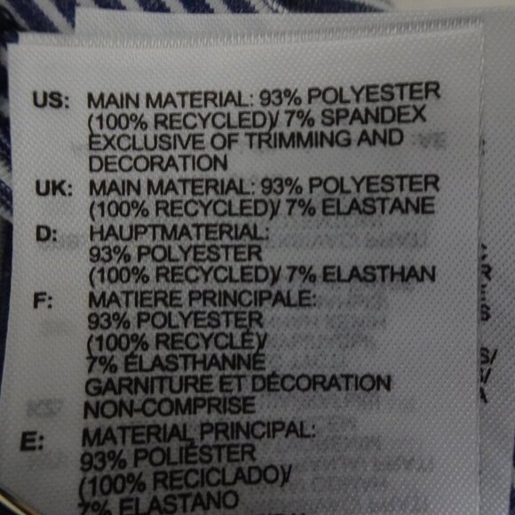 Adidas Polo Shirt Men's Size L Blue Stripe Sun Life Logo Embroidered Golf - Picture 10 of 10